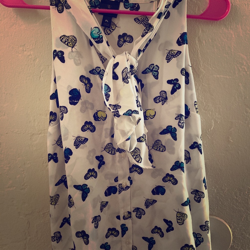 Worthington business casual butterfly top